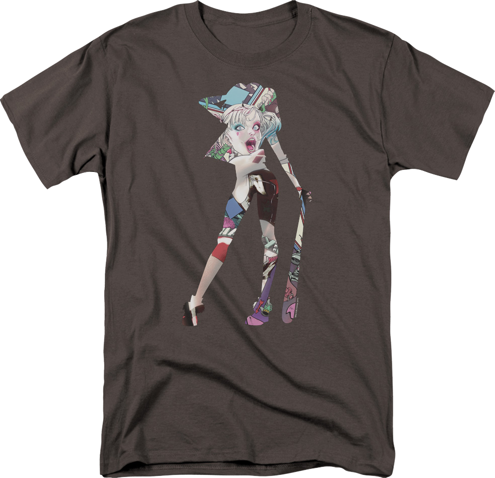 Harley Quinn Silhouette DC Comics T-Shirt product image 1
