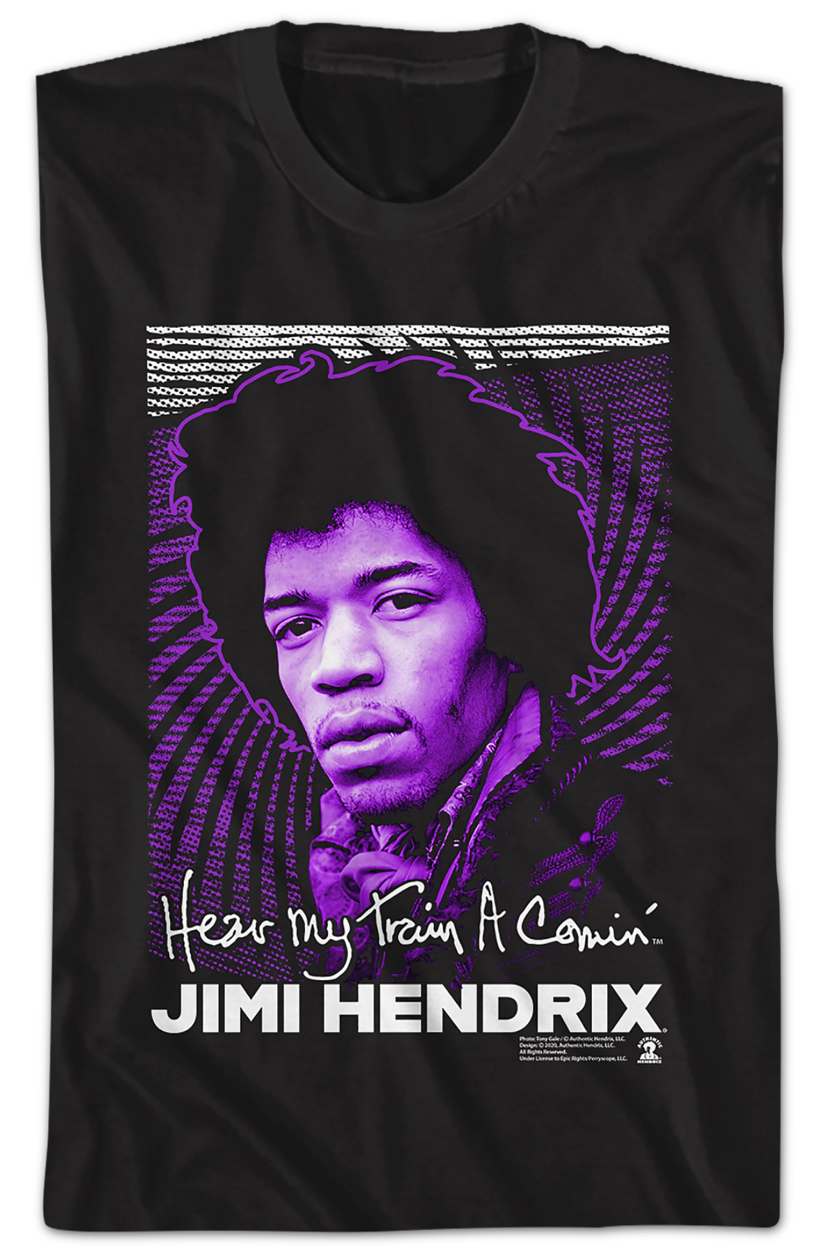 Hear My Train A Comin' Jimi Hendrix T-Shirt product image 2