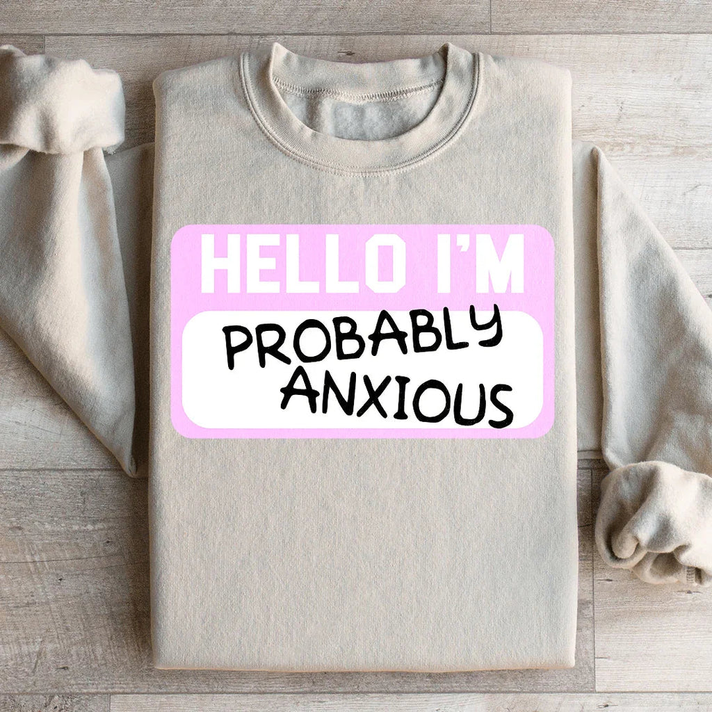Hello I'm Anxious Sweatshirt product image 4
