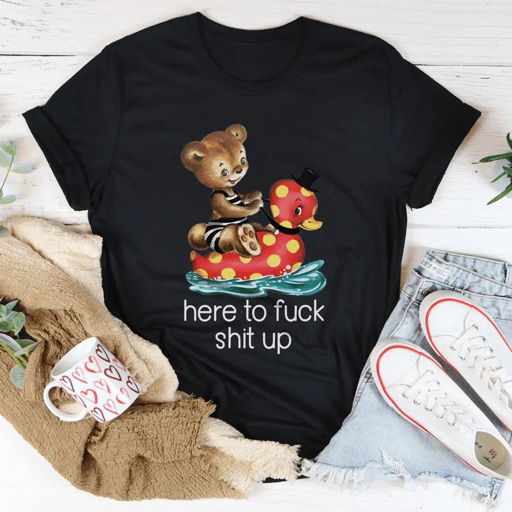 Here To F* Tee product image 1