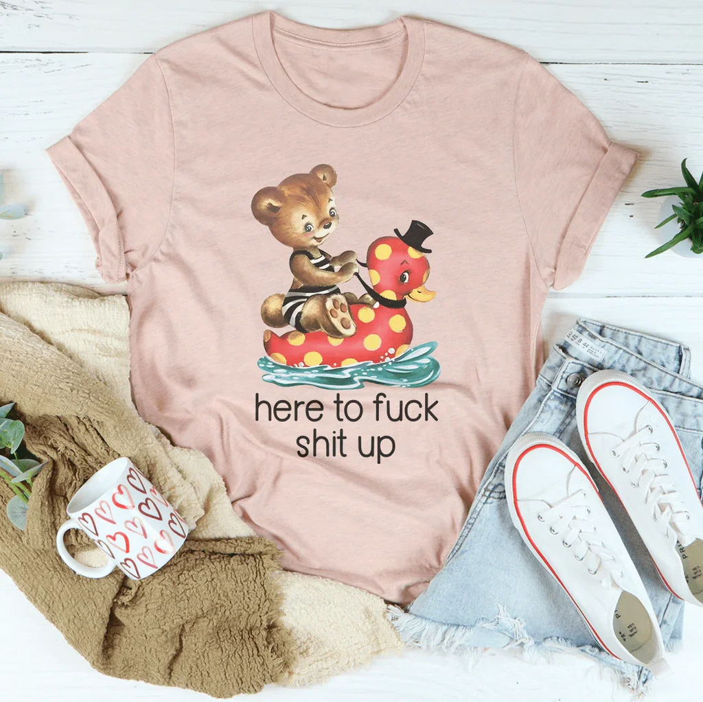 Here To F* Tee product image 4