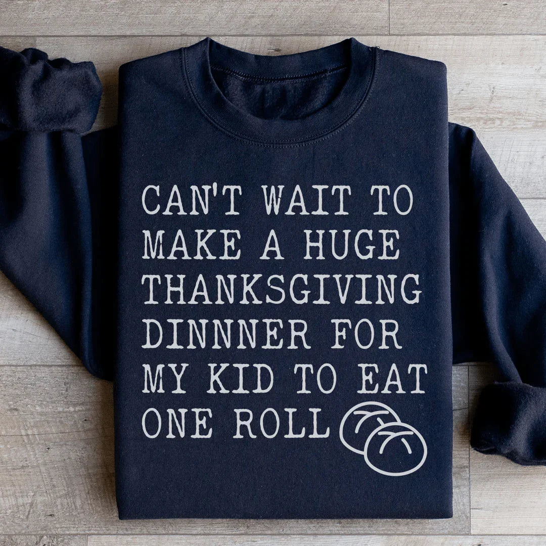 Huge Thanksgiving Dinner Sweatshirt product image 3