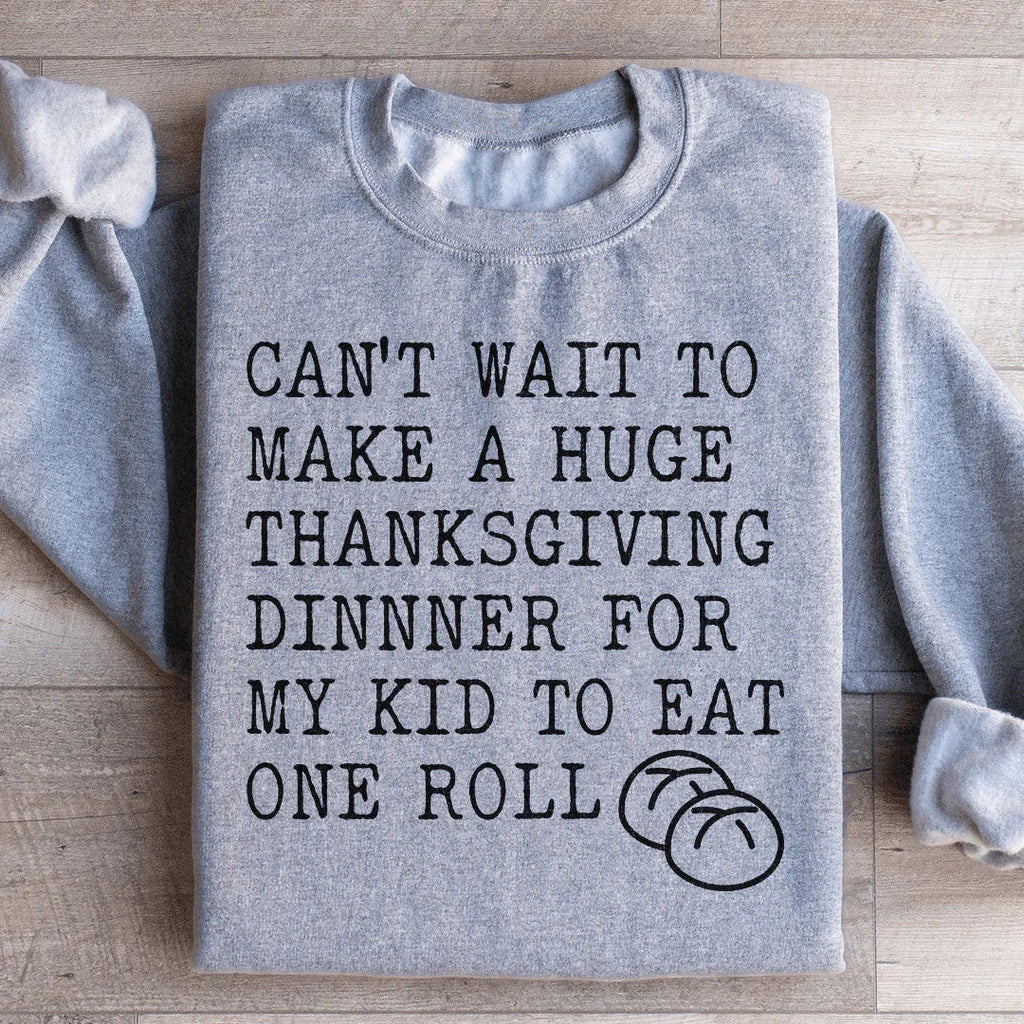 Huge Thanksgiving Dinner Sweatshirt product image 4
