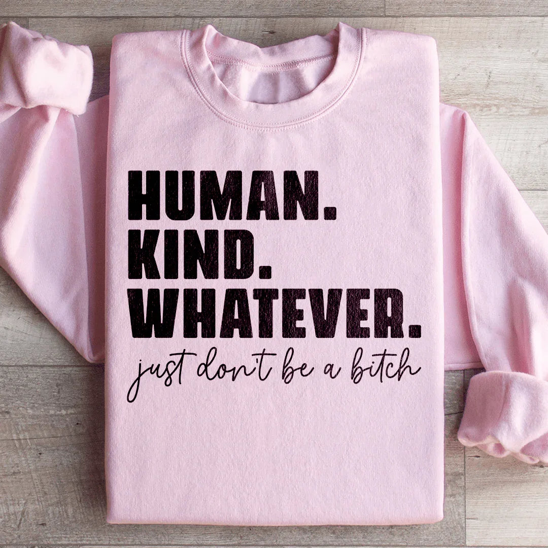 Human Kind Whatever Sweatshirt product image 3