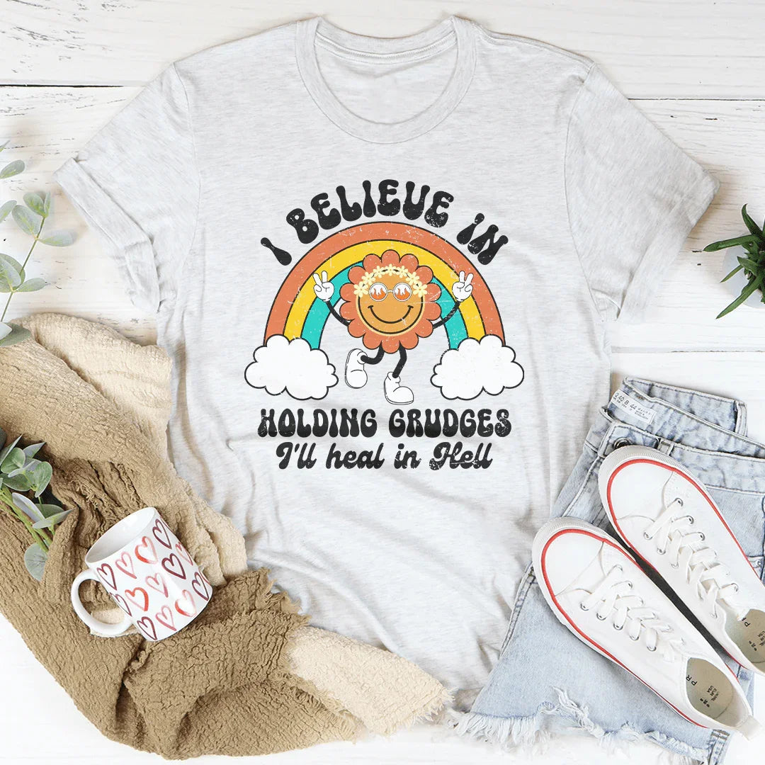 I Believe In Holding Grudges I'll Heal In Hell Tee product image 3