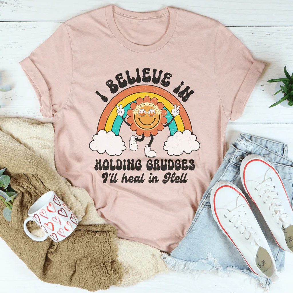 I Believe In Holding Grudges I'll Heal In Hell Tee product image 2