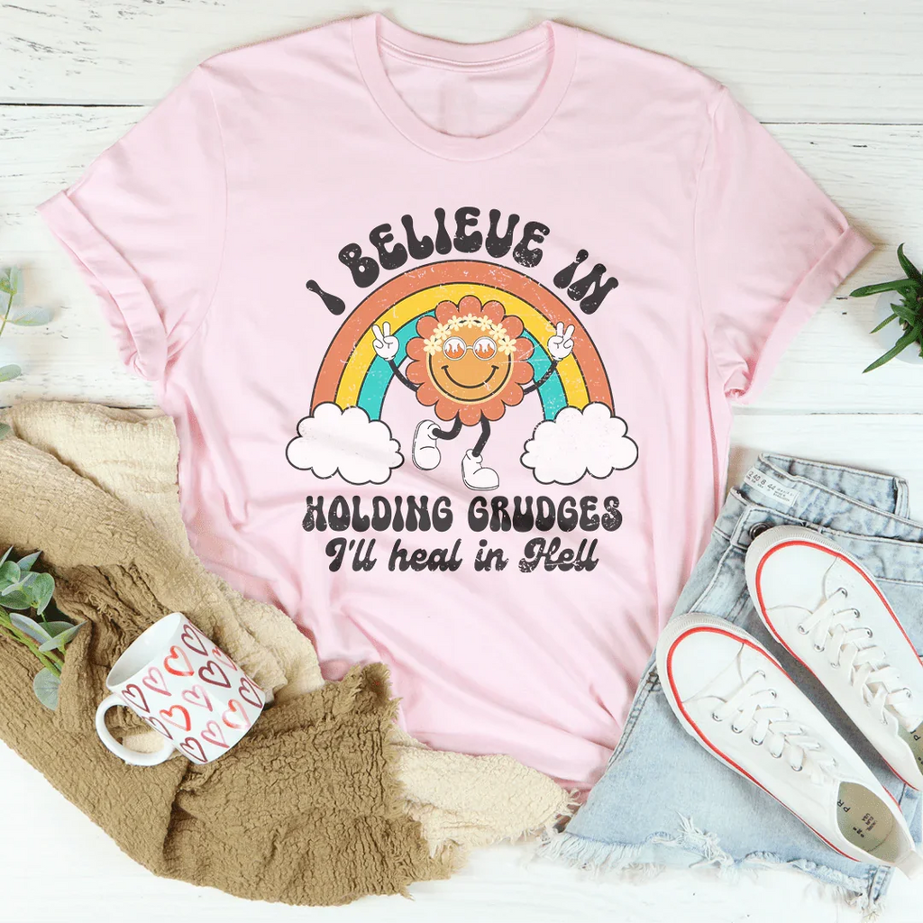 I Believe In Holding Grudges I'll Heal In Hell Tee product image 1
