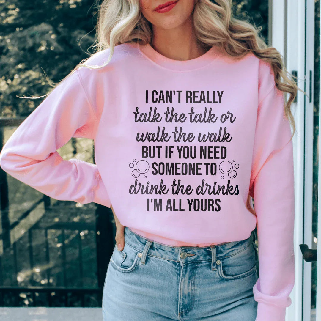 I Can't Really Talk The Or Walk Sweatshirt product image 3