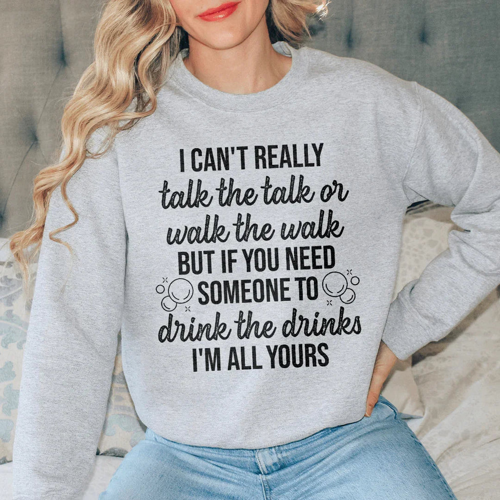 I Can't Really Talk The Or Walk Sweatshirt product image 2