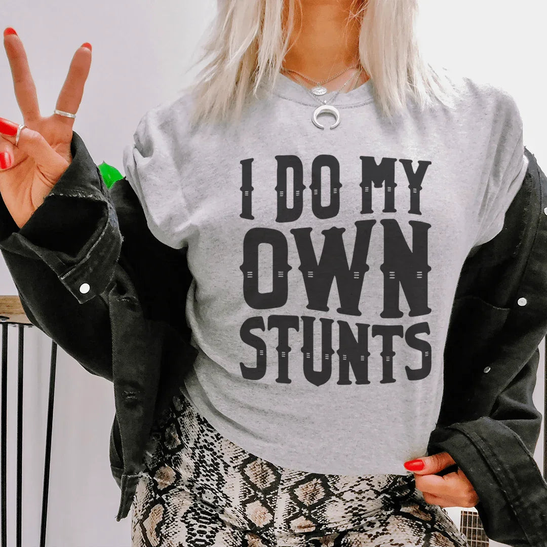 I Do My Own Stunts Tee product image 1