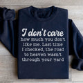 Cheeky Southern Sass Fleece Sweatshirt – "I don't care how product image 1