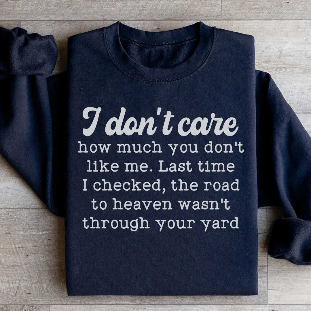 Cheeky Southern Sass Fleece Sweatshirt – "I don't care how product image 1