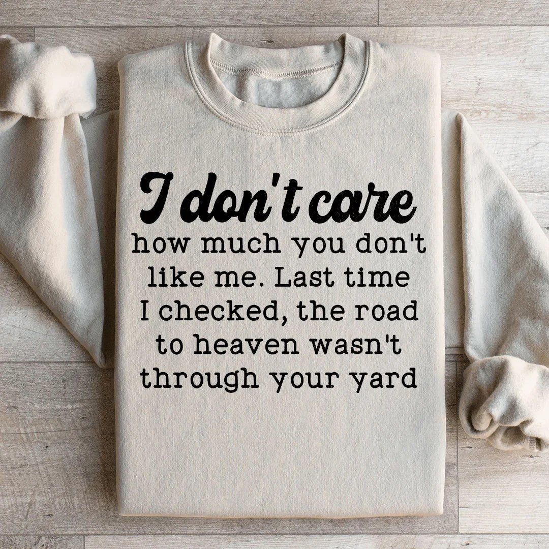 Cheeky Southern Sass Fleece Sweatshirt – "I don't care how product image 2