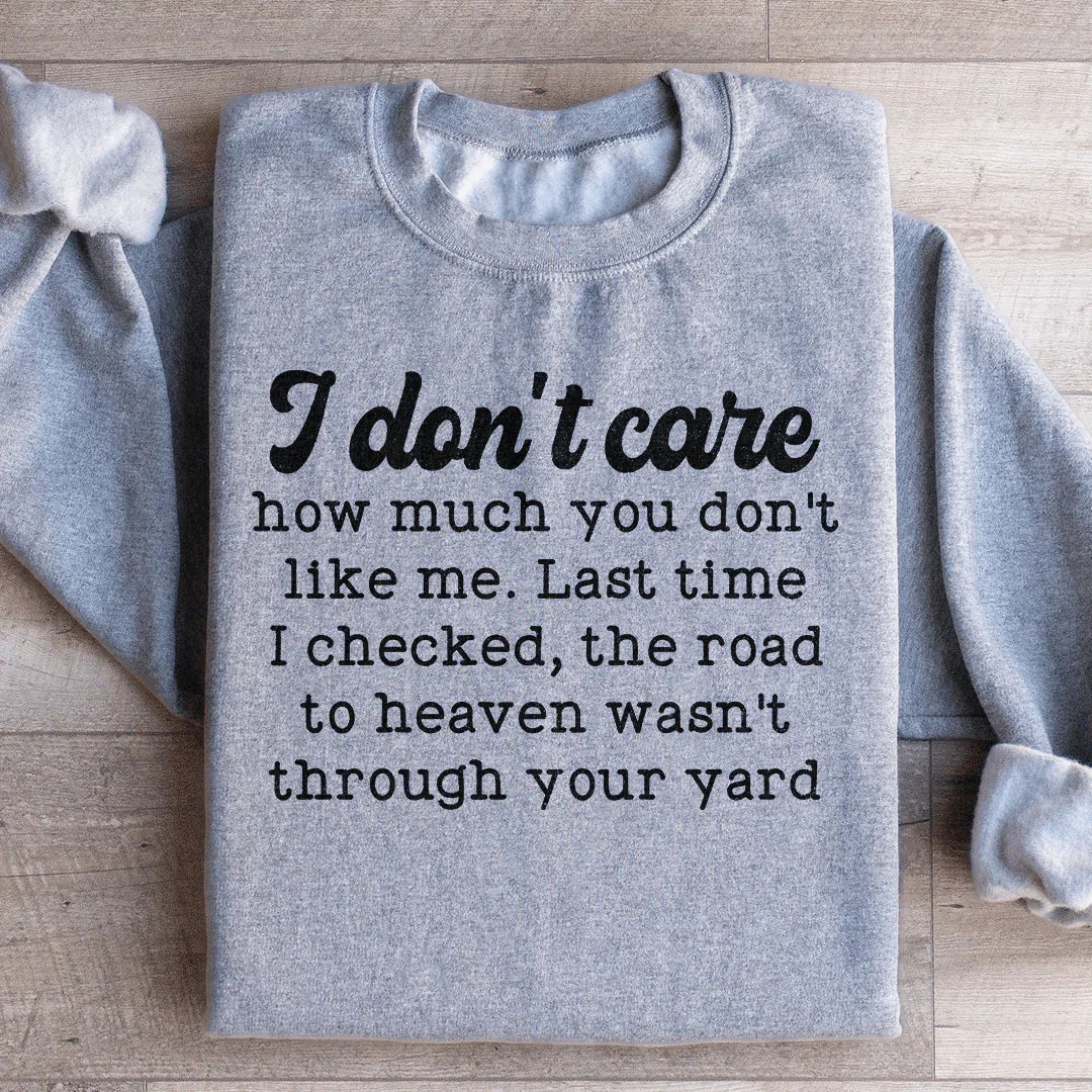Cheeky Southern Sass Fleece Sweatshirt – "I don't care how product image 3