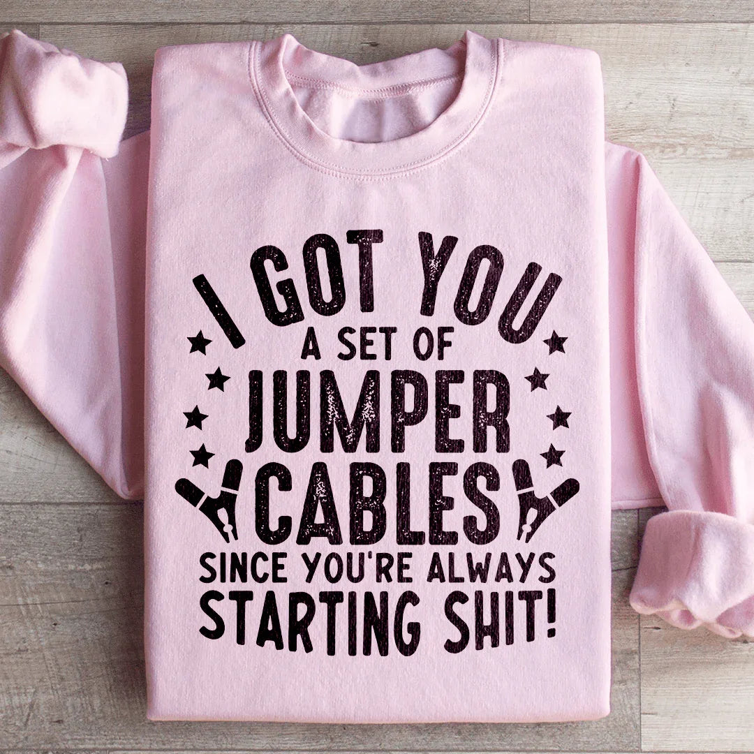 I Got You These Jumper Cables Sweatshirt product image 3