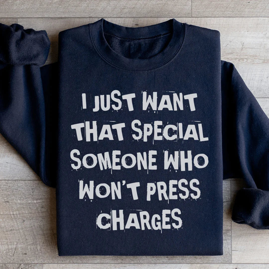 Dark Sarcastic Humor Crewneck – "I Just Want That Special product image 3