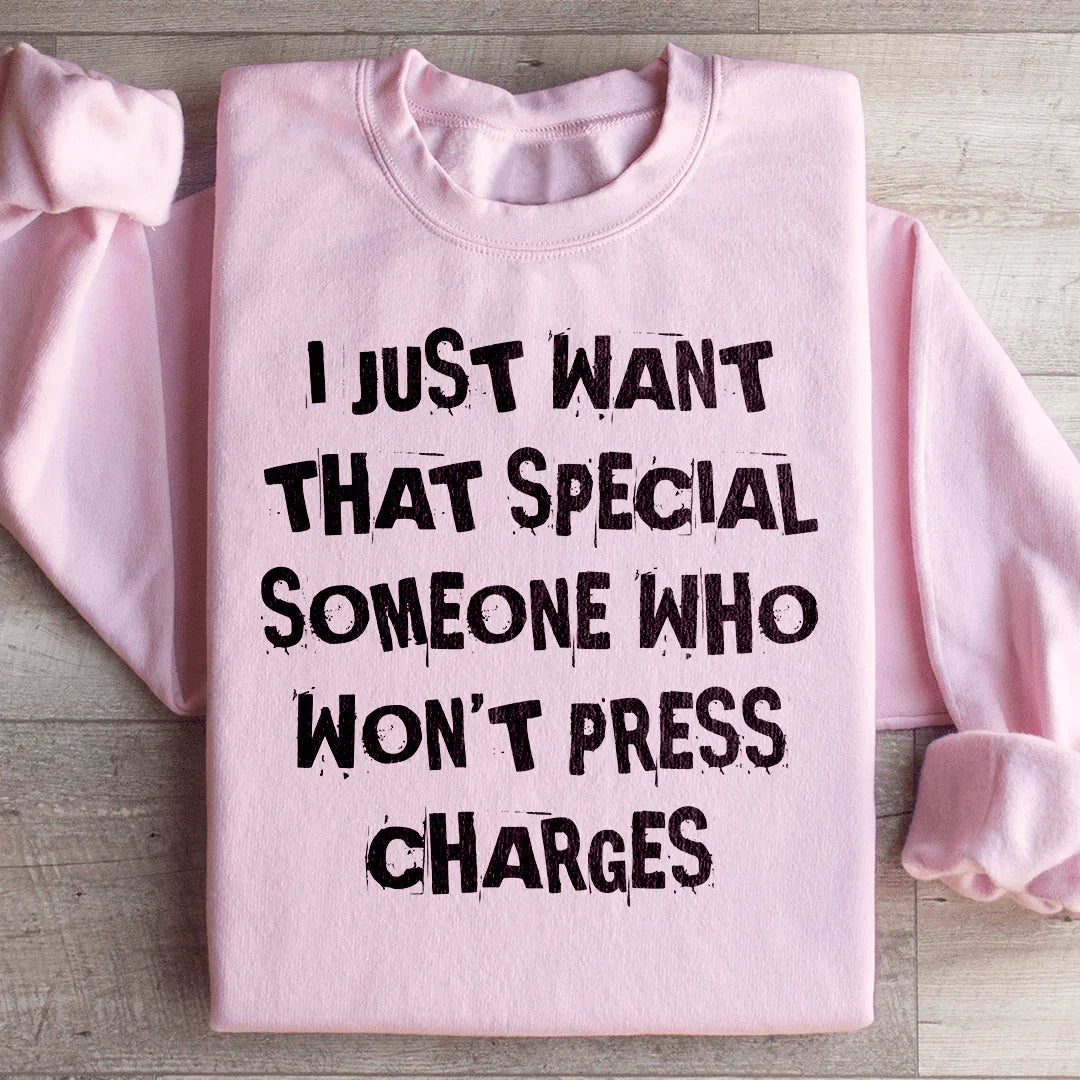 Dark Sarcastic Humor Crewneck – "I Just Want That Special product image 1