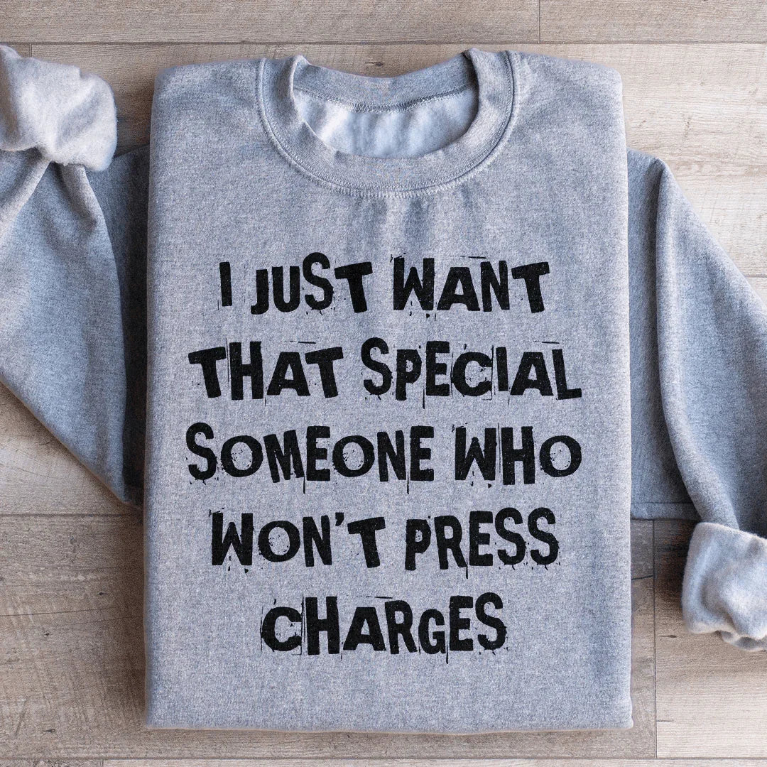 Dark Sarcastic Humor Crewneck – "I Just Want That Special product image 4