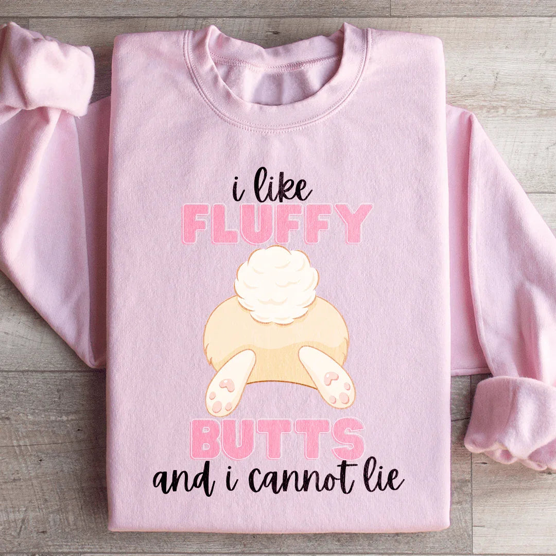 I Like Fluffy Butts And I Cannot Lie Sweatshirt product image 3
