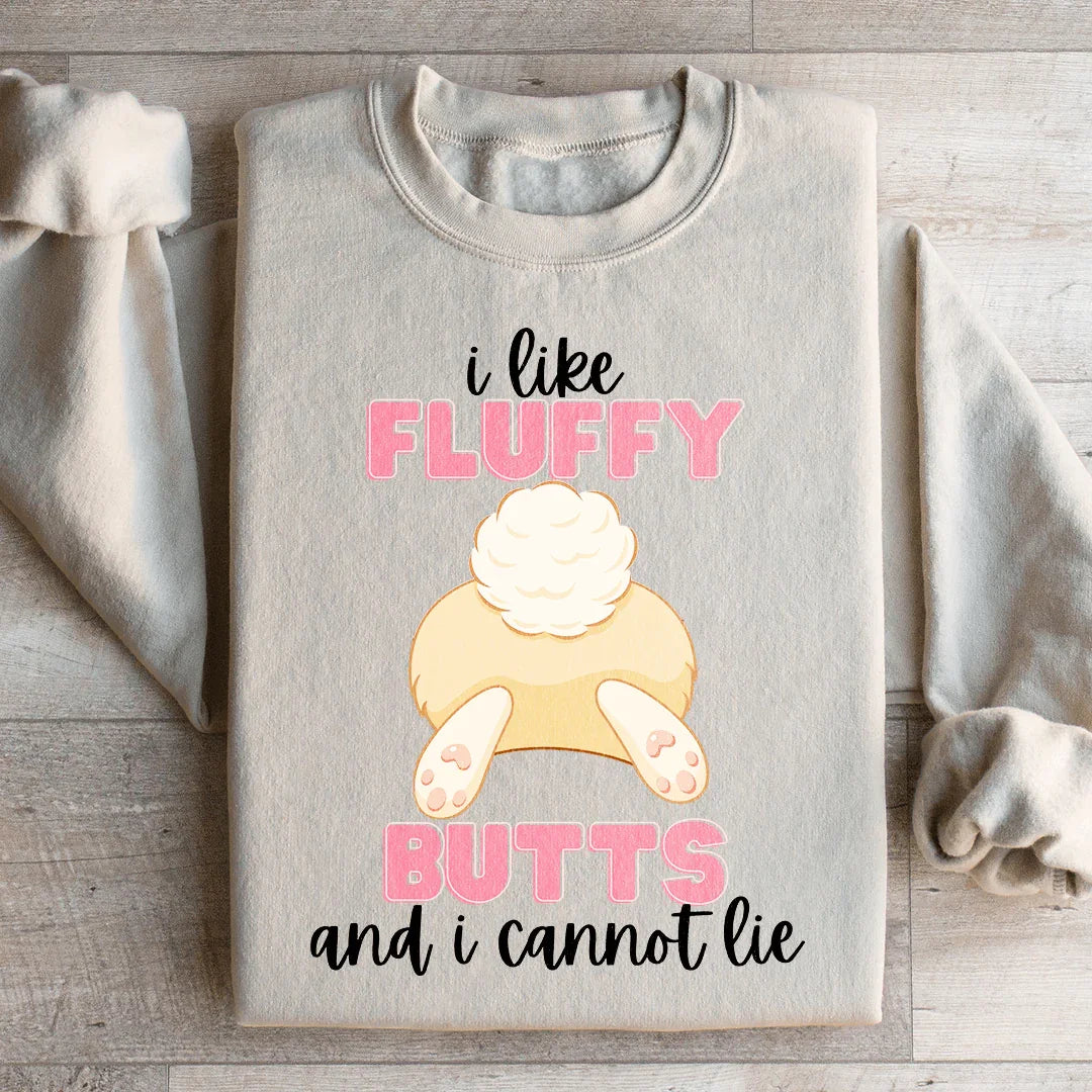 I Like Fluffy Butts And I Cannot Lie Sweatshirt product image 4
