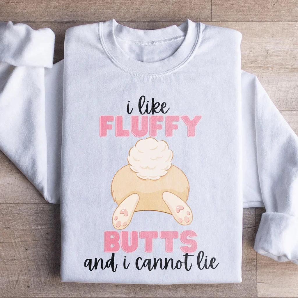 I Like Fluffy Butts And I Cannot Lie Sweatshirt product image 1