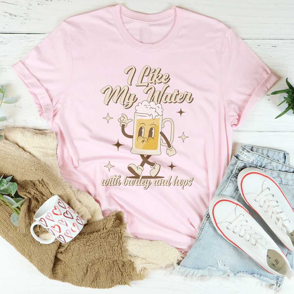 I Like My Water With Barley And Hops Tee product image 1