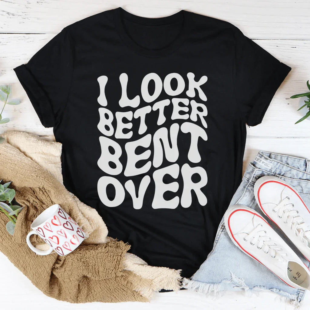Cheeky Workout & Fitness Humor Top – "I Look Better Bent product image 3