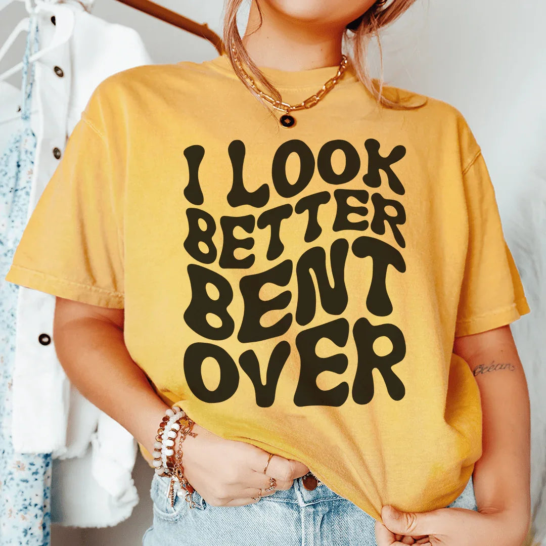 Cheeky Workout & Fitness Humor Top – "I Look Better Bent product image 4