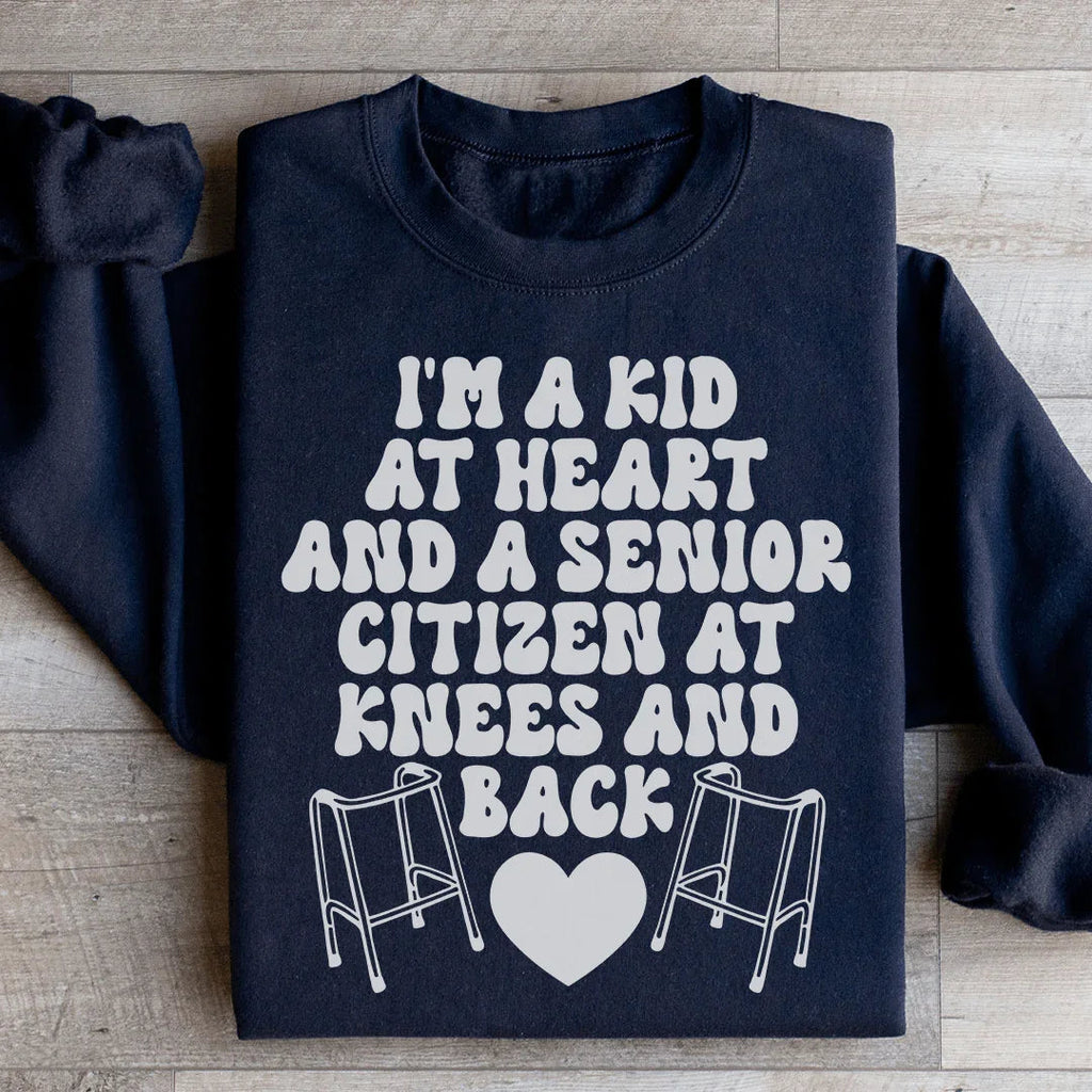 I'm A Kid At Heart And A Senior Citizen At Knees Back product image 1