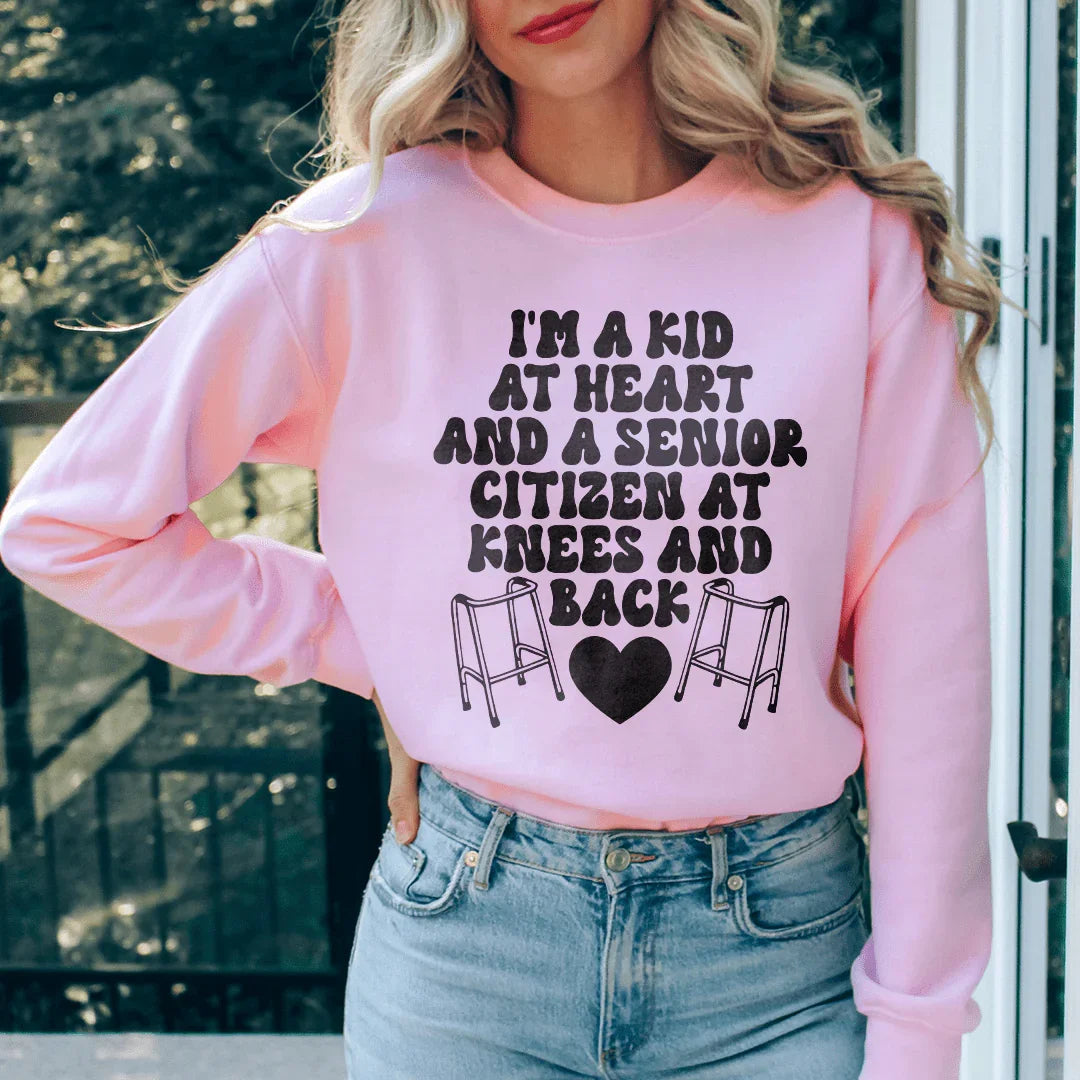 I'm A Kid At Heart And A Senior Sitizen Sweatshirt product image 2