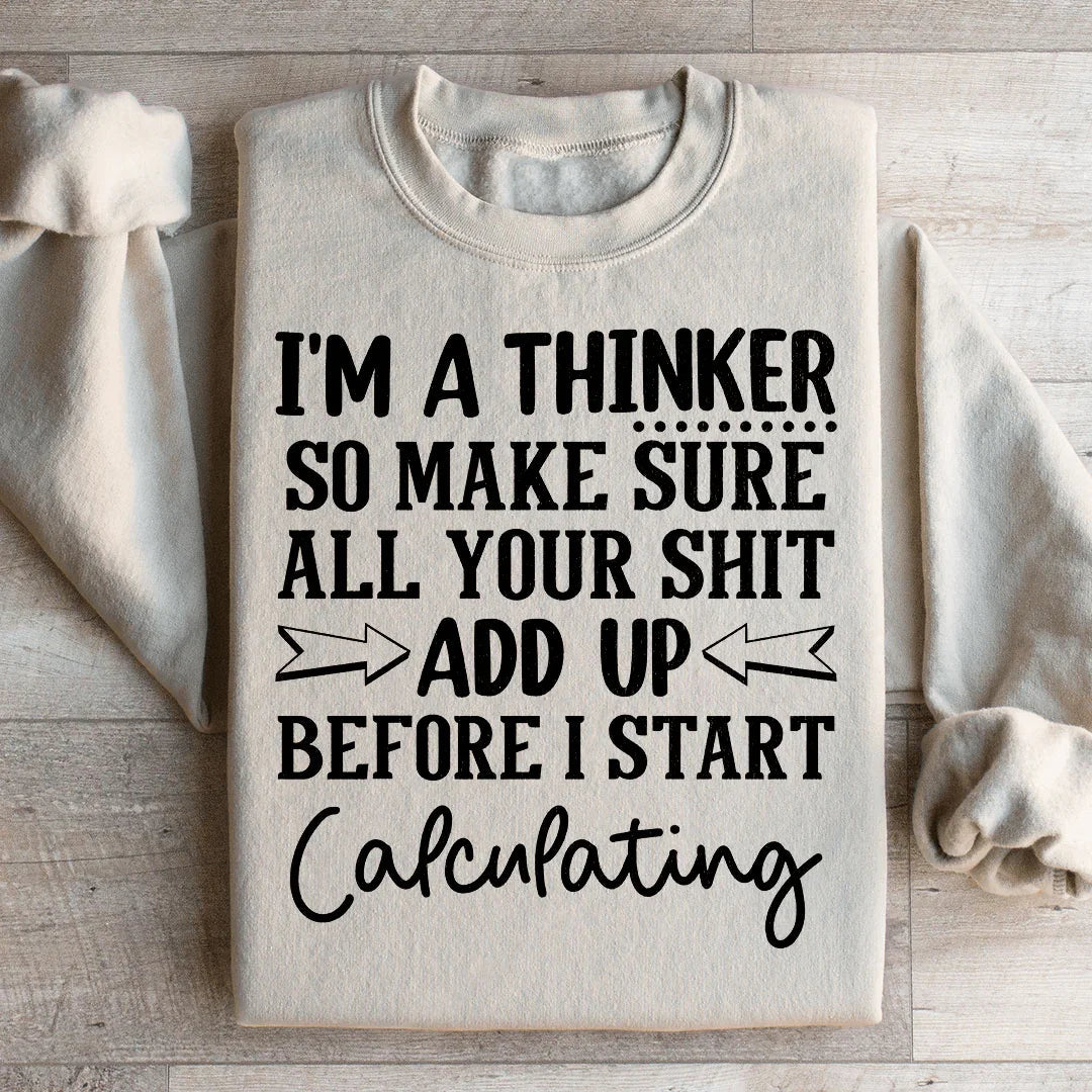 I'm A Thinker Sweatshirt product image 2