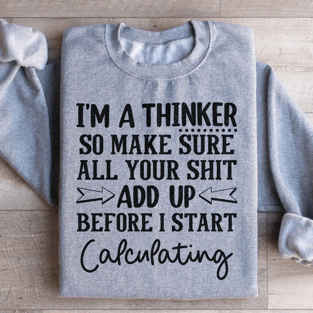 I'm A Thinker Sweatshirt product image 3