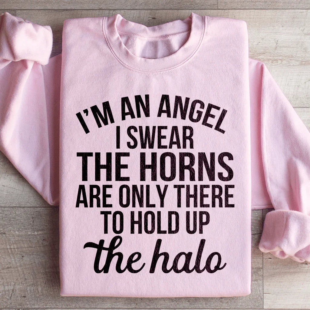 I'm An Angel I Swear Sweatshirt product image 1