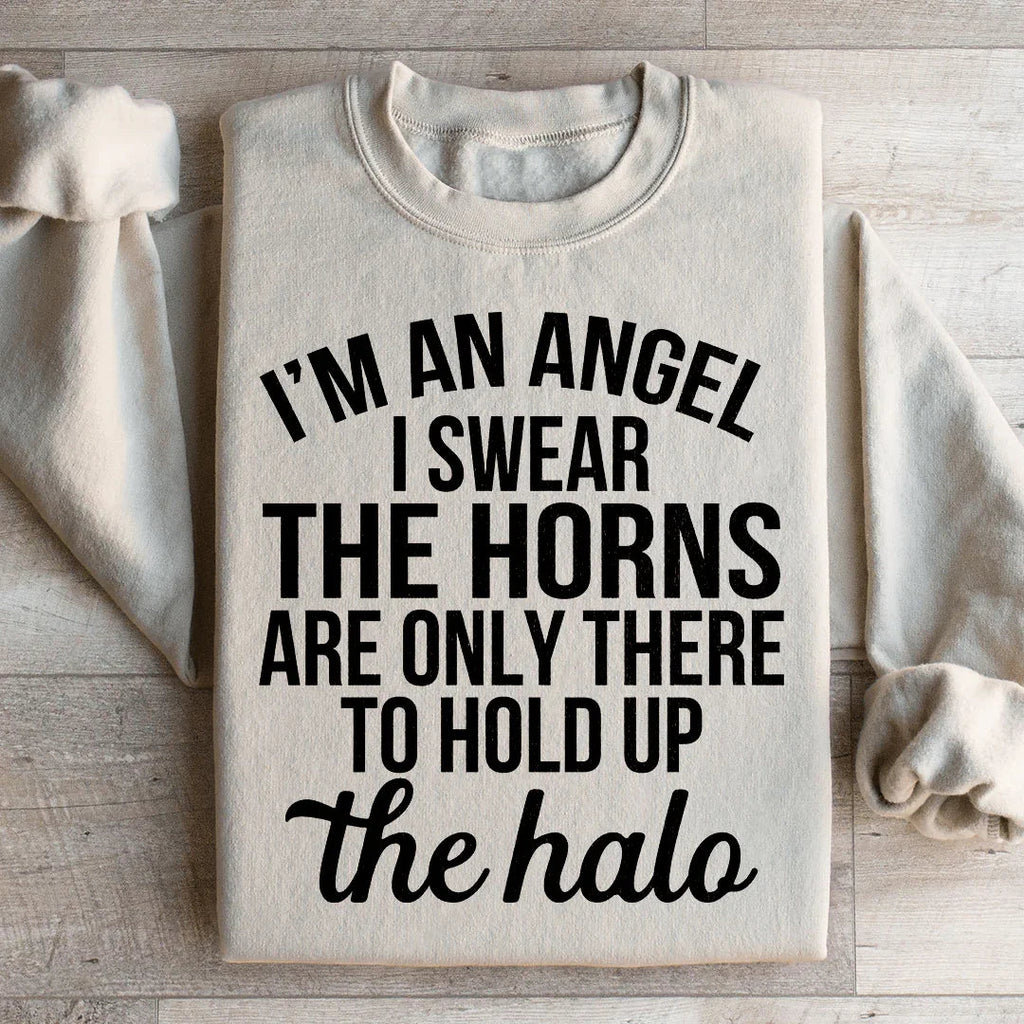 I'm An Angel I Swear Sweatshirt product image 2
