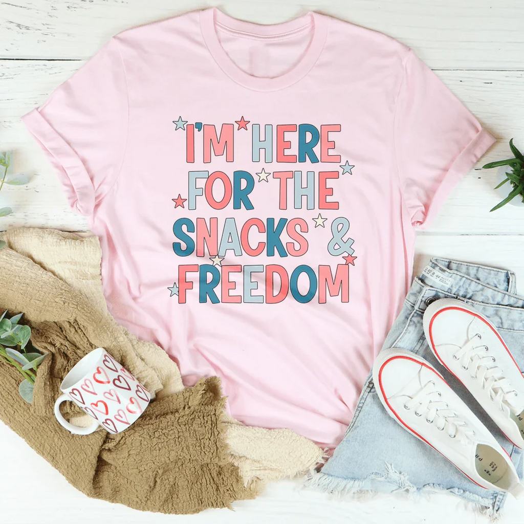 I'm Here For The Snacks And Freedom Tee product image 3