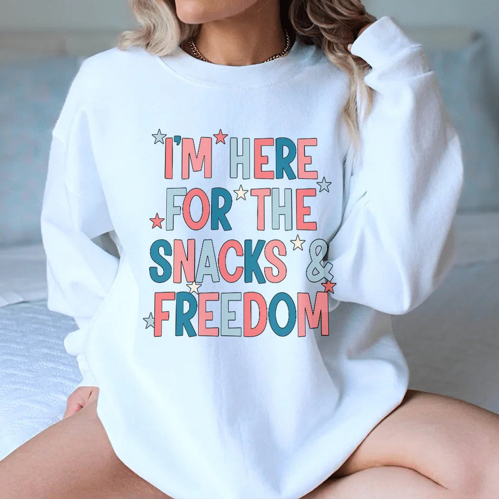 I'm Here For The Snacks And Freedom Tee product image 3