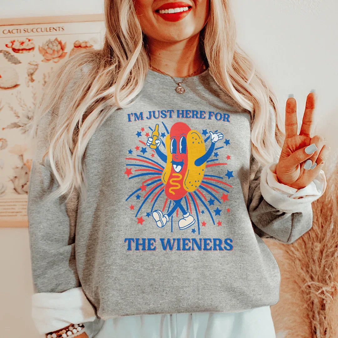 I’m Just Here For The Wieners Tee product image 3