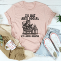 I'm Not Anti Social I'm Stupid Tee product image 1