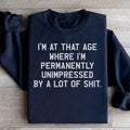 I'm Permanently Unimpressed Sweatshirt product image 1