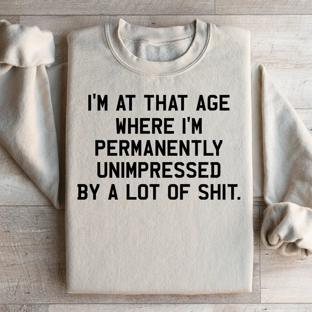 I'm Permanently Unimpressed Sweatshirt product image 2