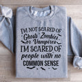 I'm Scared Of People With No Common Sense Sweatshirt product image 1