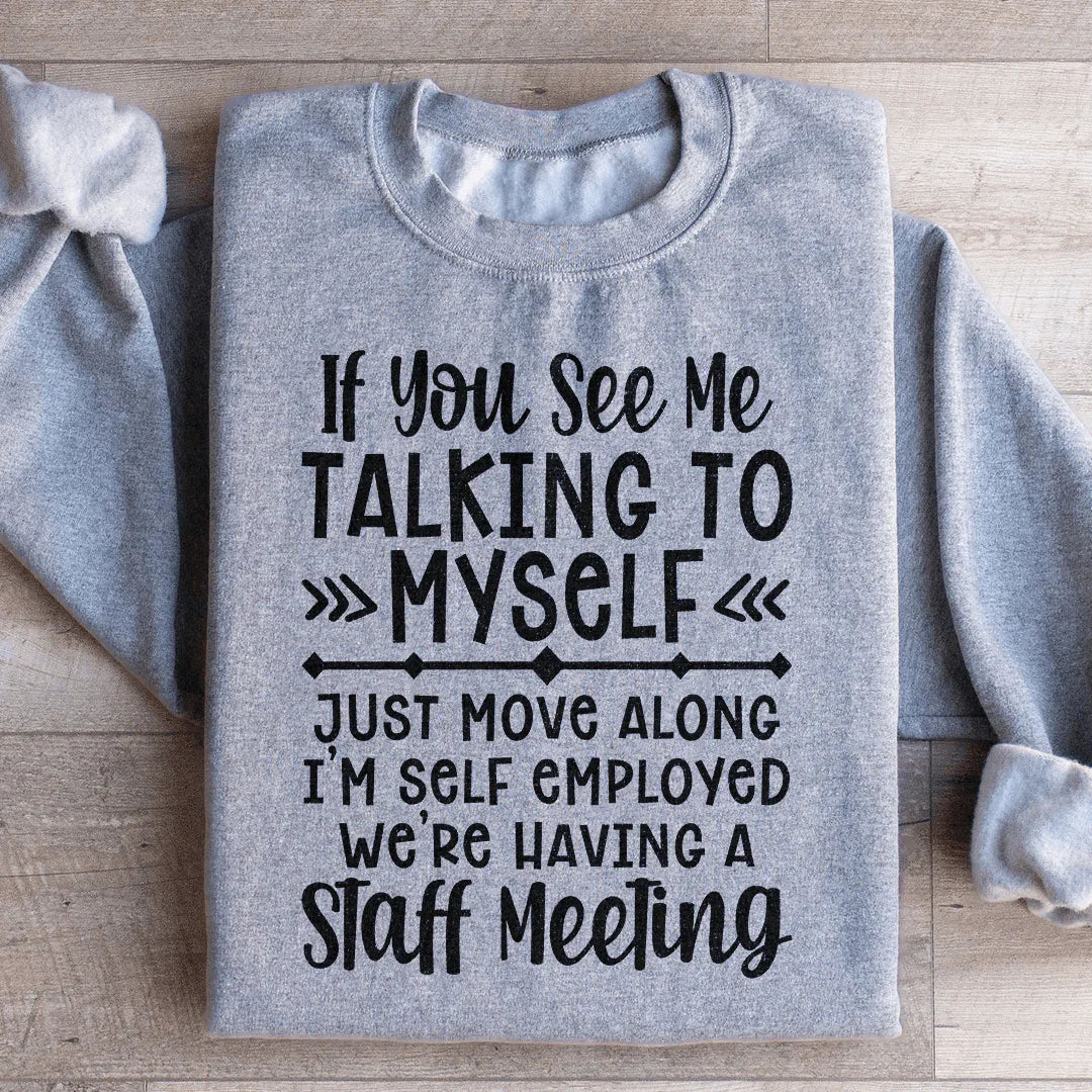 I'm Self Employed Sweatshirt product image 4