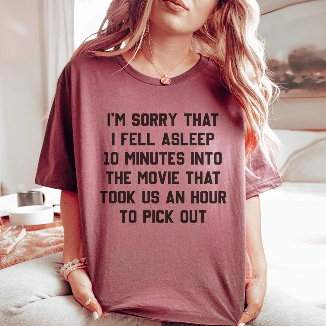 I'm Sorry That I Fell Asleep Tee product image 1