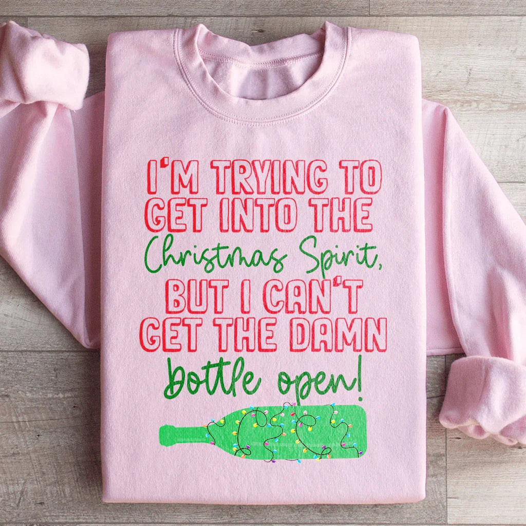 I'm Trying To Get Into The Christmas Spirit Sweatshirt product image 3