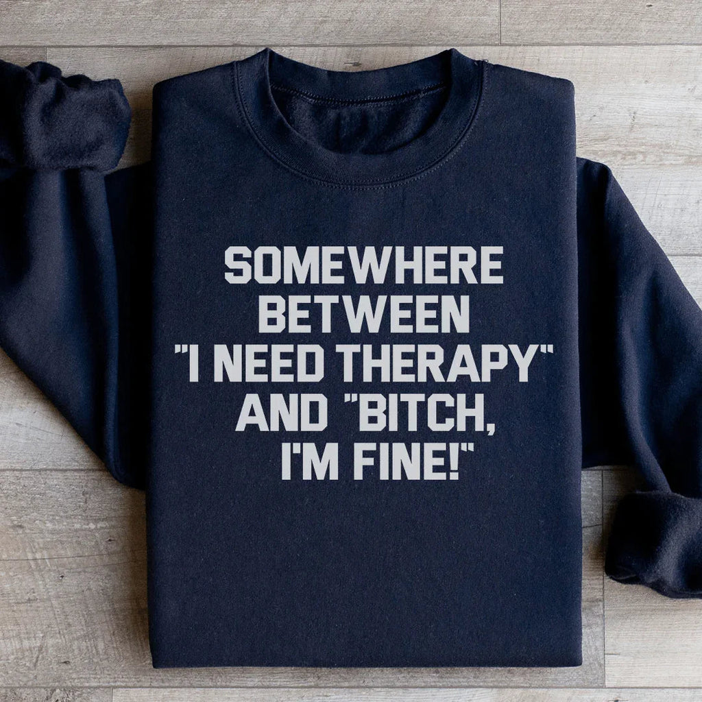I Need Therapy Sweatshirt product image 2