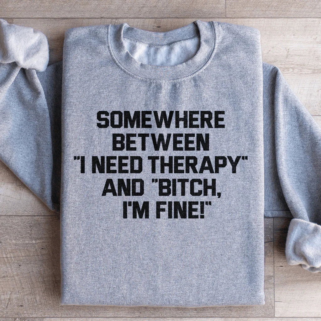 I Need Therapy Sweatshirt product image 3