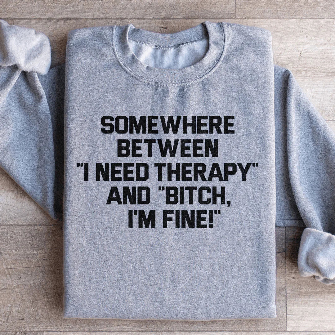 I Need Therapy Sweatshirt product image 3