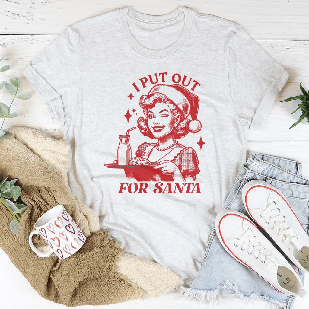 I Put Out For Santa Tee product image 2