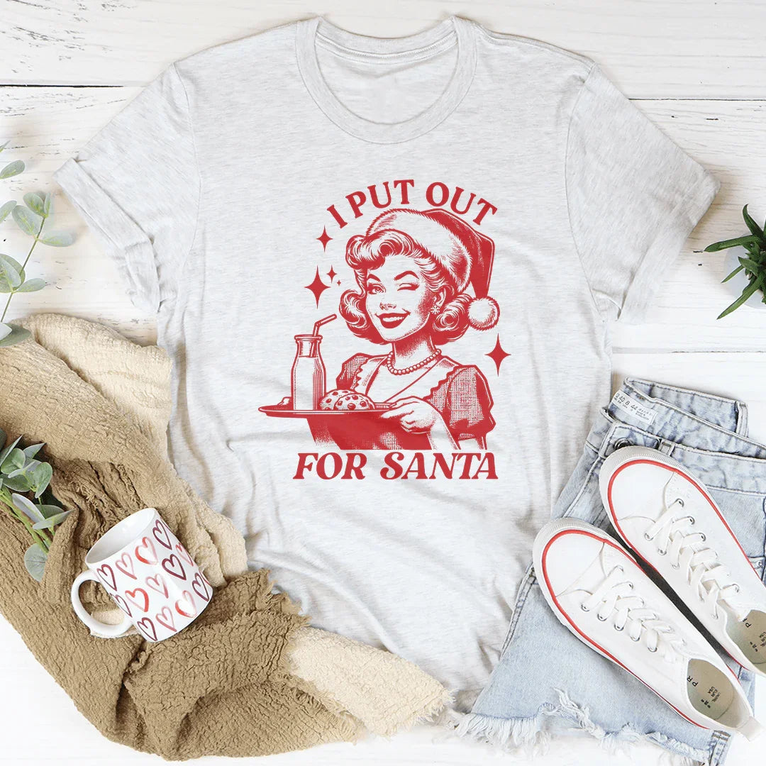 I Put Out For Santa Tee product image 2