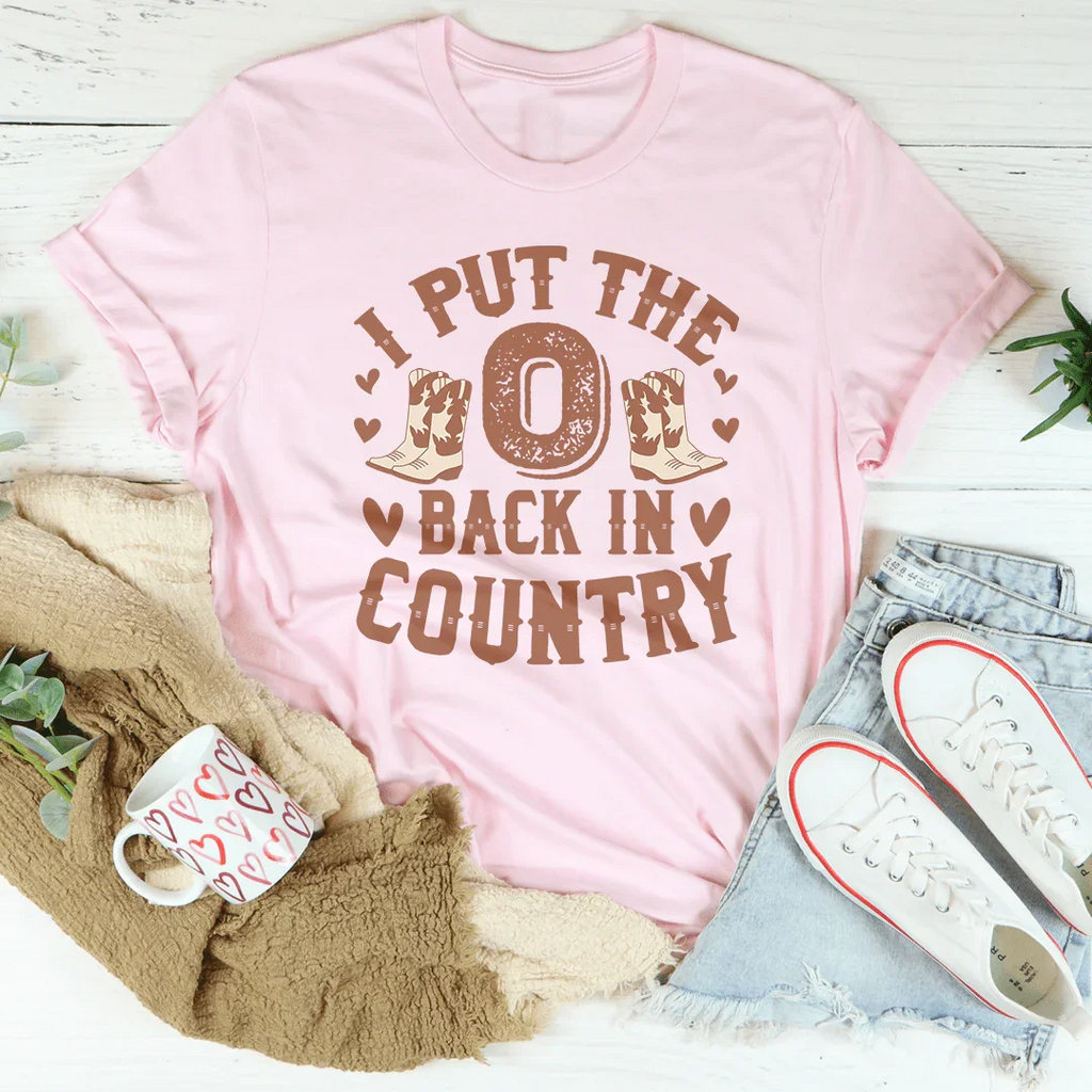I Put The O Back In Country Tee product image 4